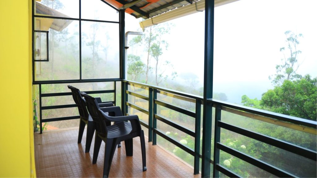 Balcony view Kuttikanam homestay